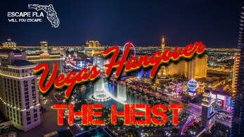 Vegas Hangover Escape Room game tampa bay clearwater st. pete largo beach beaches